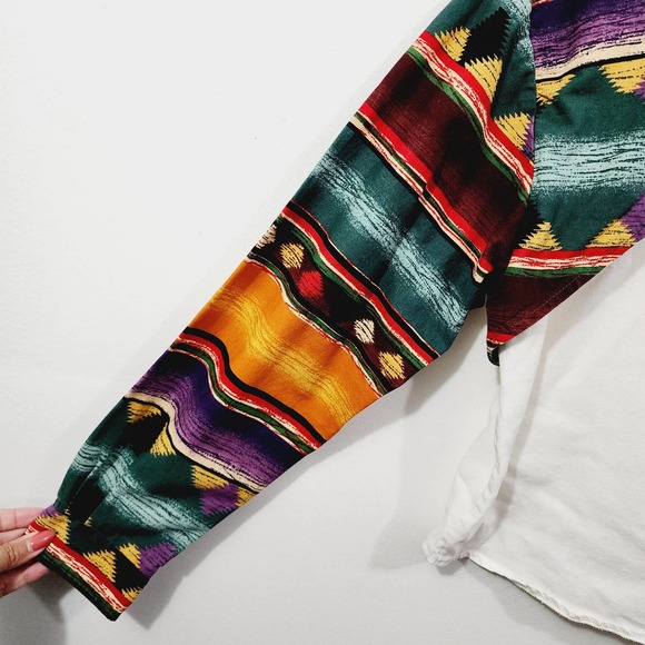 Vintage Roughrider Maxi Skirt Set Aztec Western Wear USA 90s M/L - Picture 4 of 16